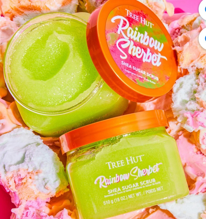 Tree Hut- Rainbow Sherbet Shea Butter Sugar Body Scrub