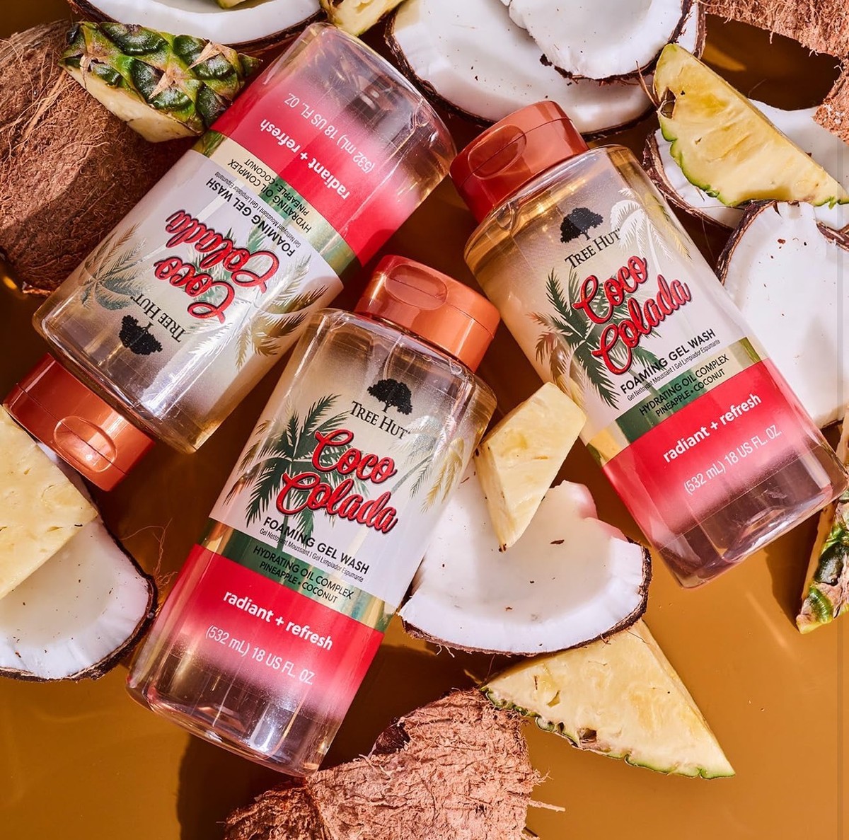 Tree Hut- Coco Colada Foaming Gel  Wash