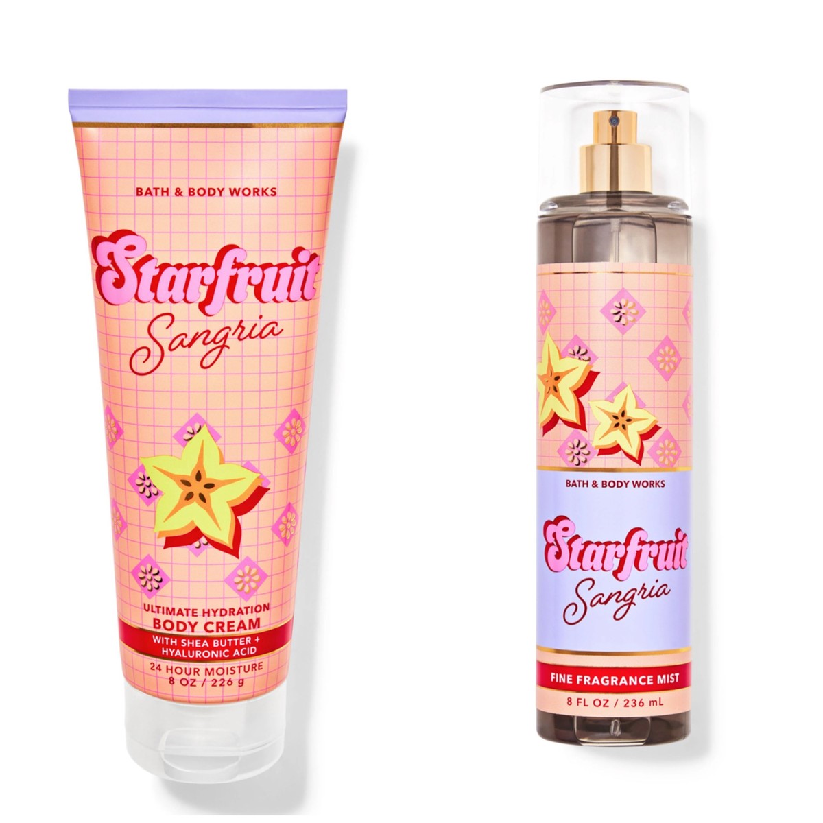 Bath & Body Works- Starfruit Sangria Set