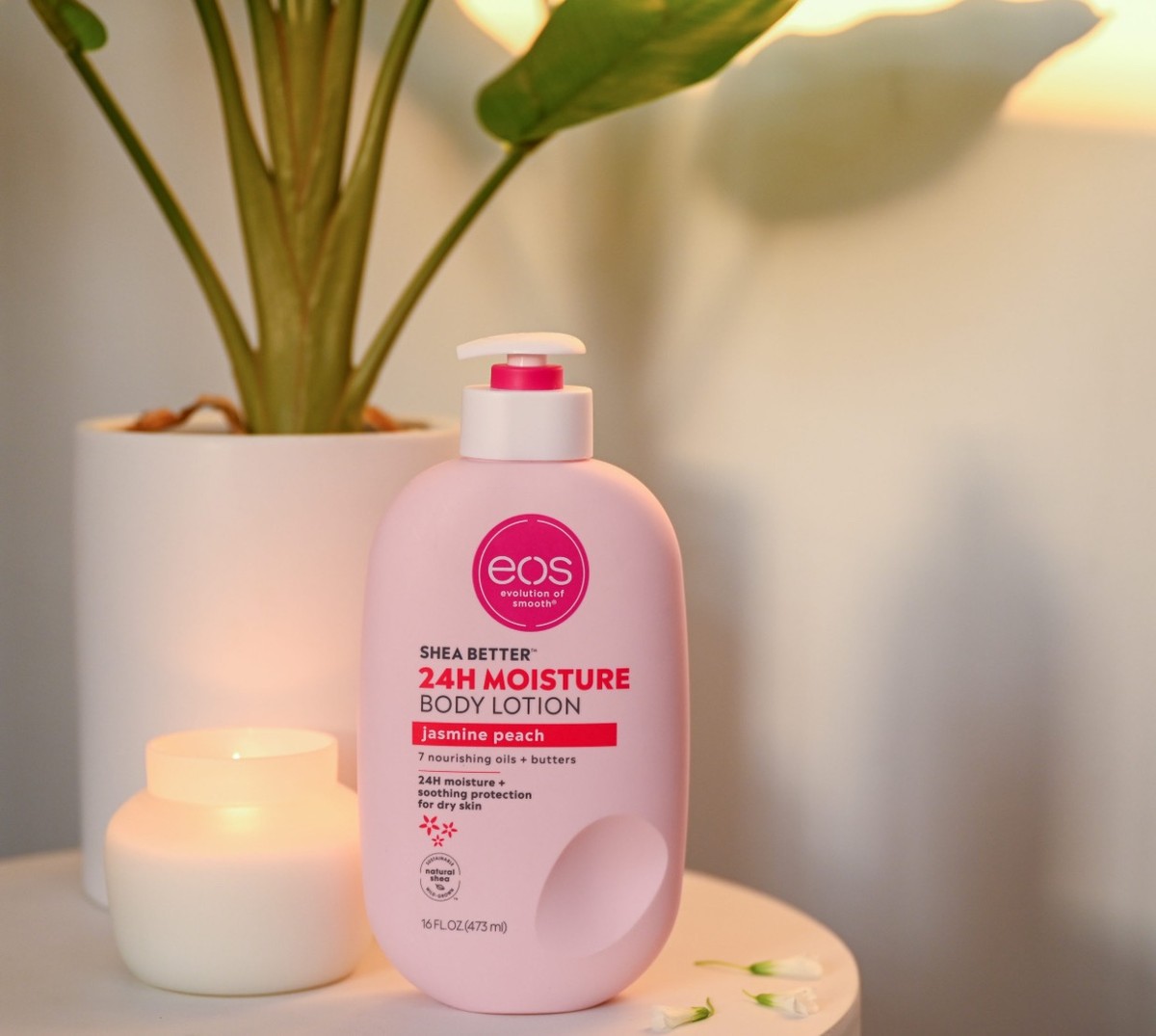 EOS Shea Better Body Lotion-Jasmine Peach