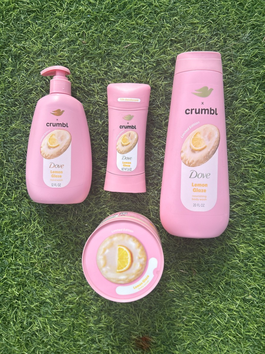 Dove X  Crumbl Lemon Glazed Set
