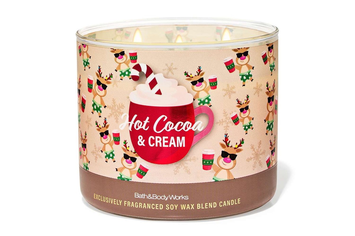 Bath & Body Works - Hot Cocoa & Cream Candle