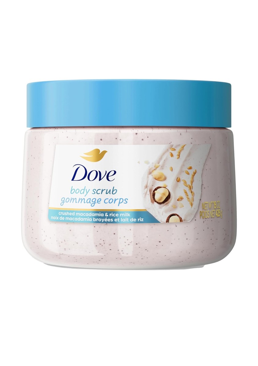 Dove Scrub Macadamia Rice Milk Body Scrub