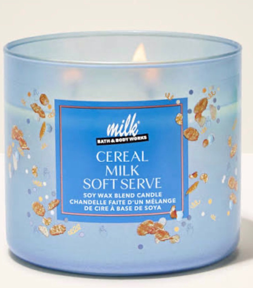 Bath & Body Works- Cereal Milk Soft Serve Candle