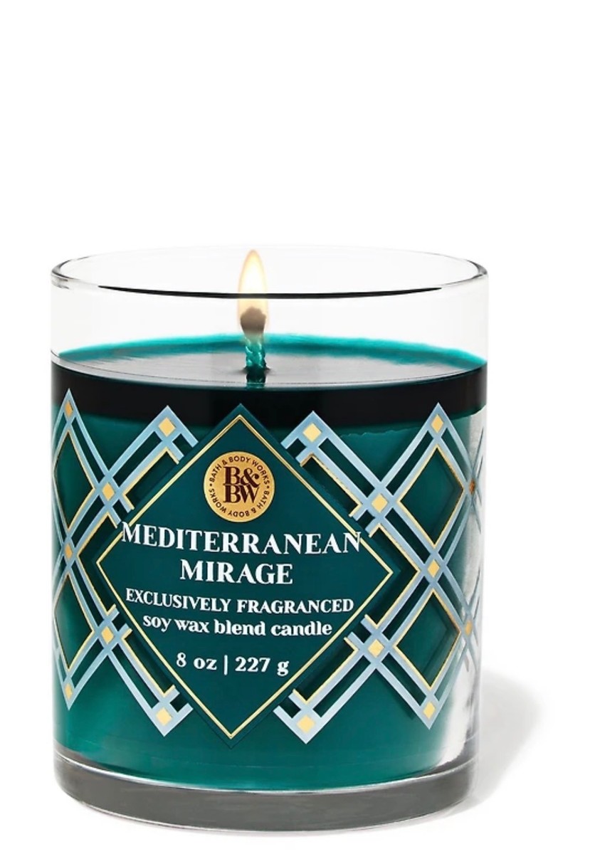 .Bath & Body Works- Mediterranean Mirage Candle