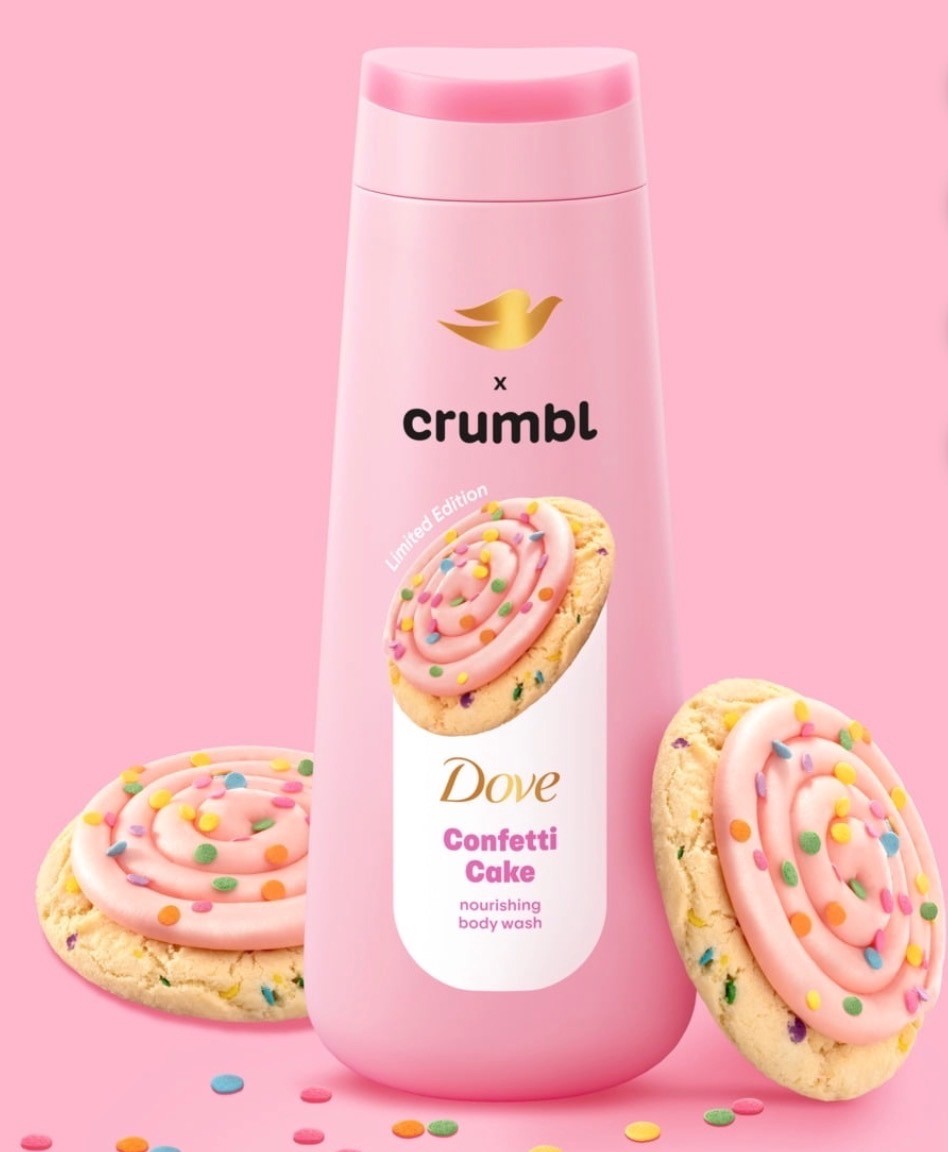 Dove x Crumbl Confetti Body Wash