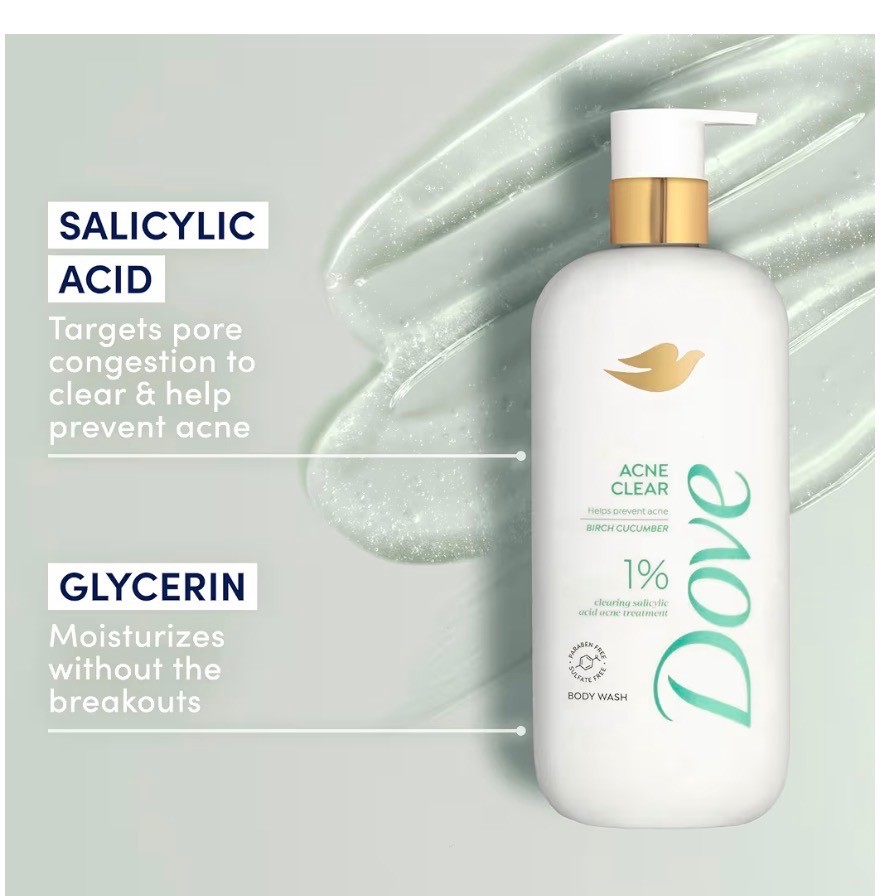 Dove -Acne Clear Body Wash