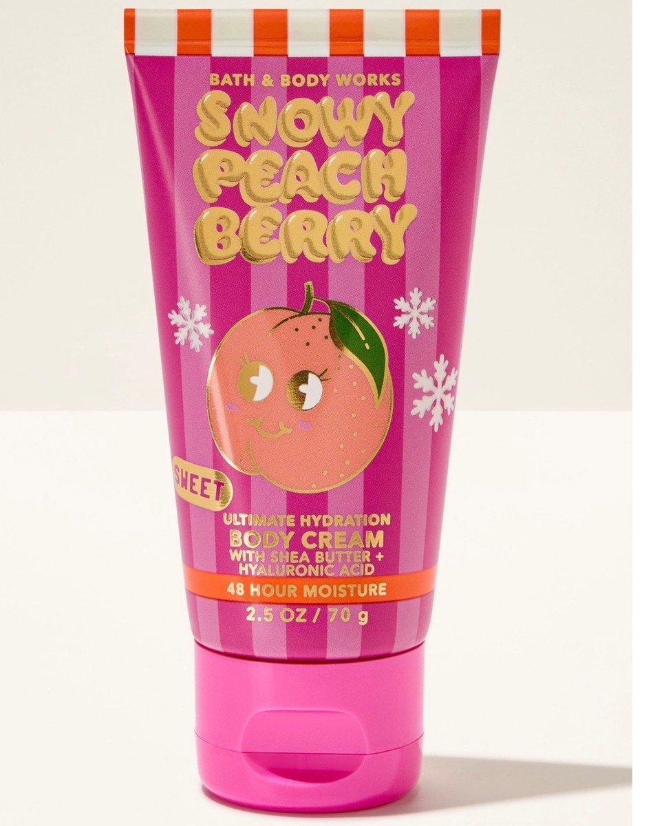 Snowy Peach Berry -Mini Lotion