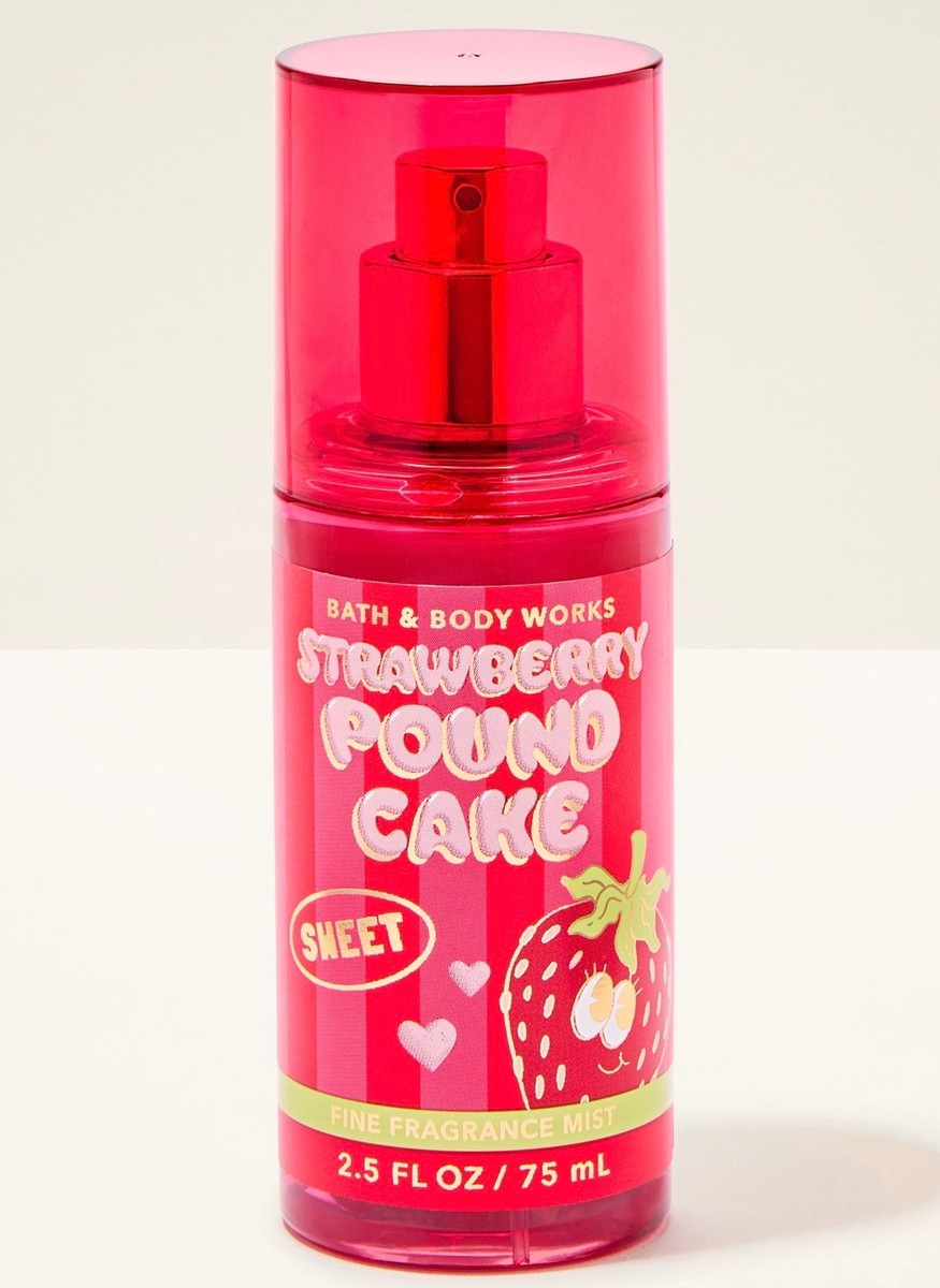 Strawberry pound cake mini mist