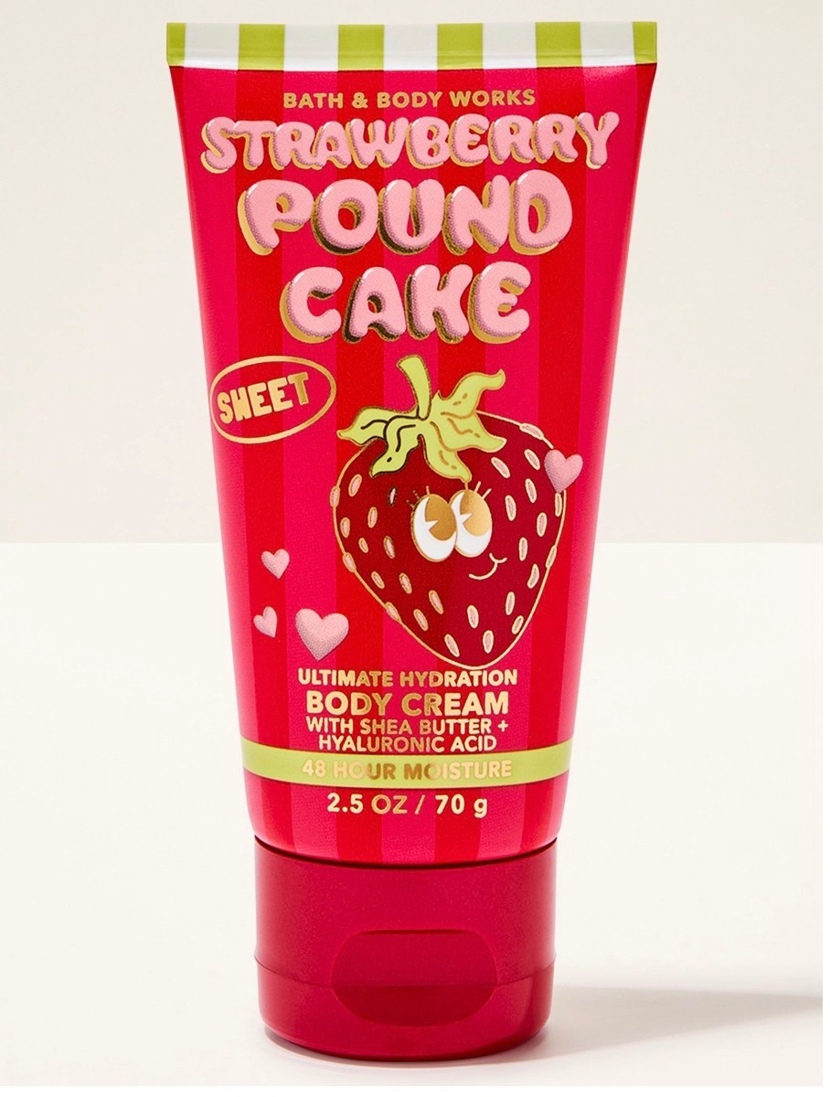 Strawberry pound cake mini lotion