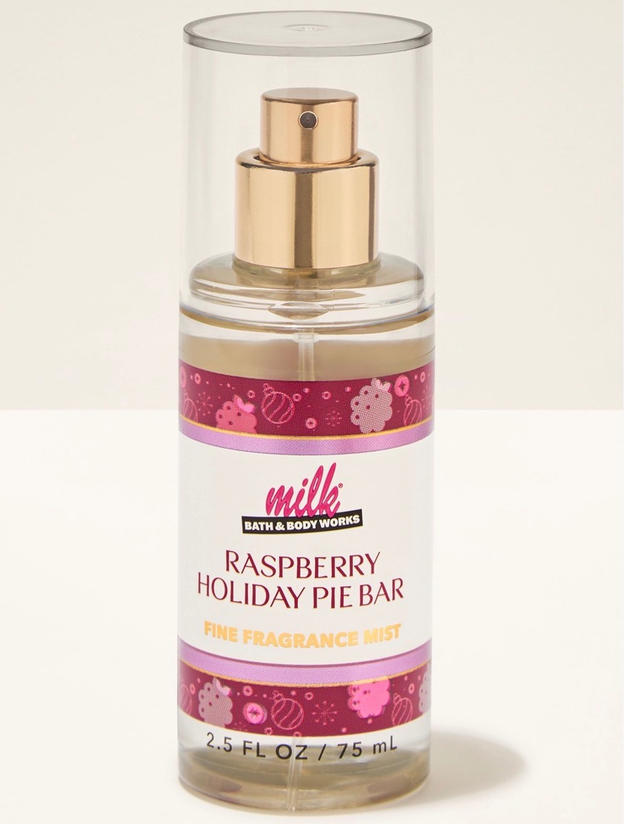 Raspberry Holiday pie bar mini mist