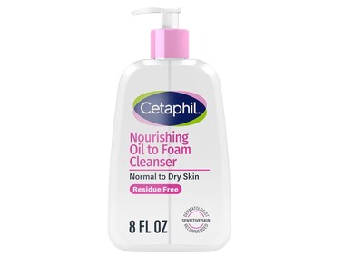 Cetaphil Nourishing Oil to Foam Facial Cleanser