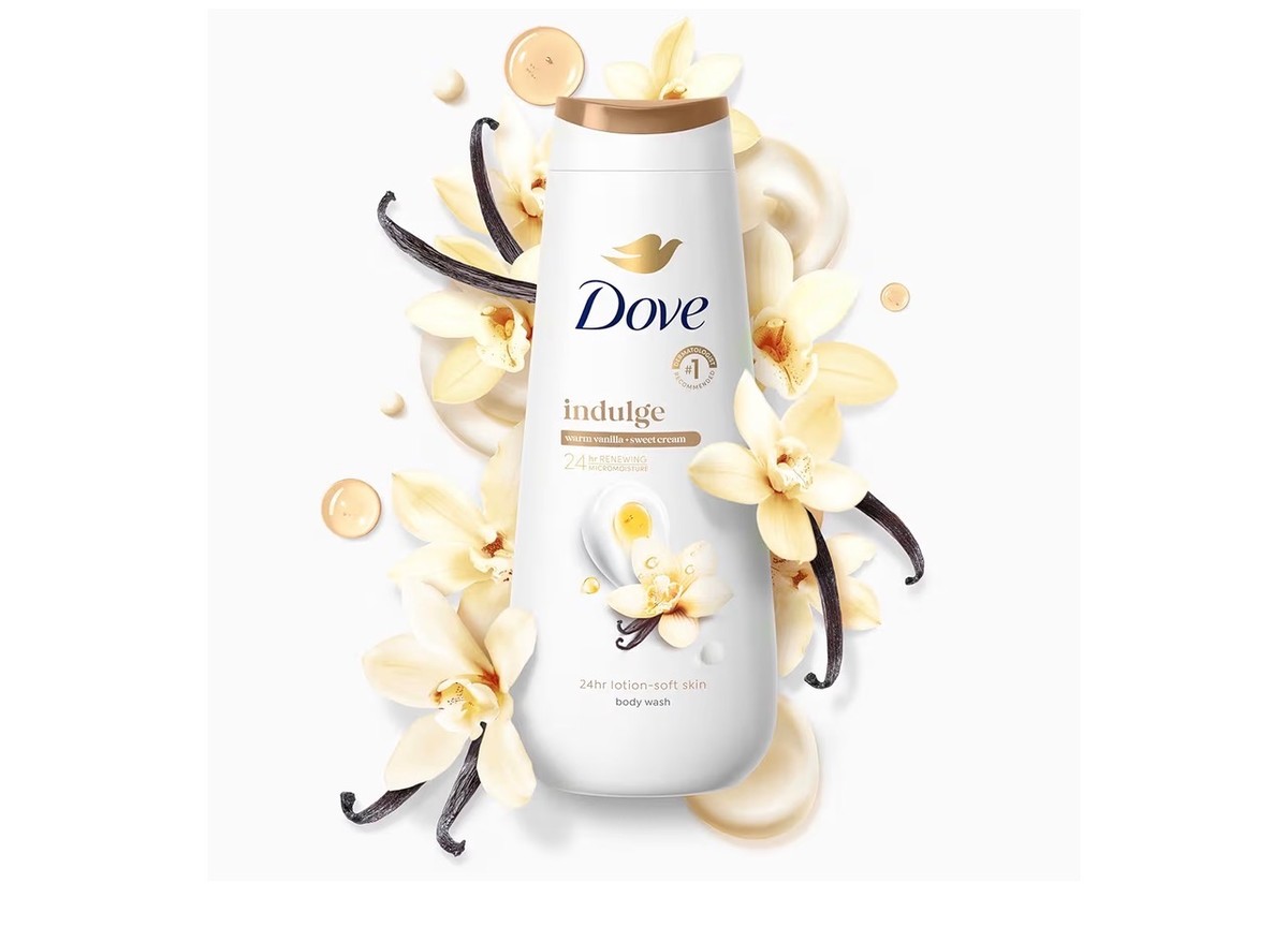 Dove Indulge Body Wash Warm Vanilla + Sweet Cream