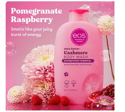 eos Shea Better Cashmere Body Wash, Pomegranate Raspberry