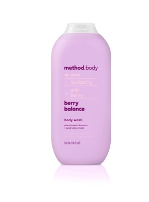 Method Body Wash, Berry Balance