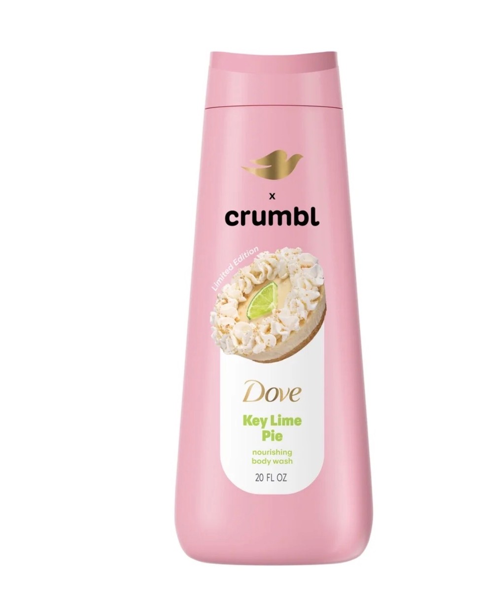 Dove Crumbl Limited Edition Body Wash Key Lime Pie