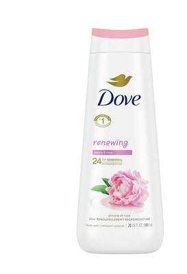Dove Women's Body Wash Renewing Peony & Rose Oil Gentle Skin