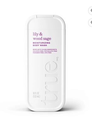 True Lily & Wood Sage Body Wash