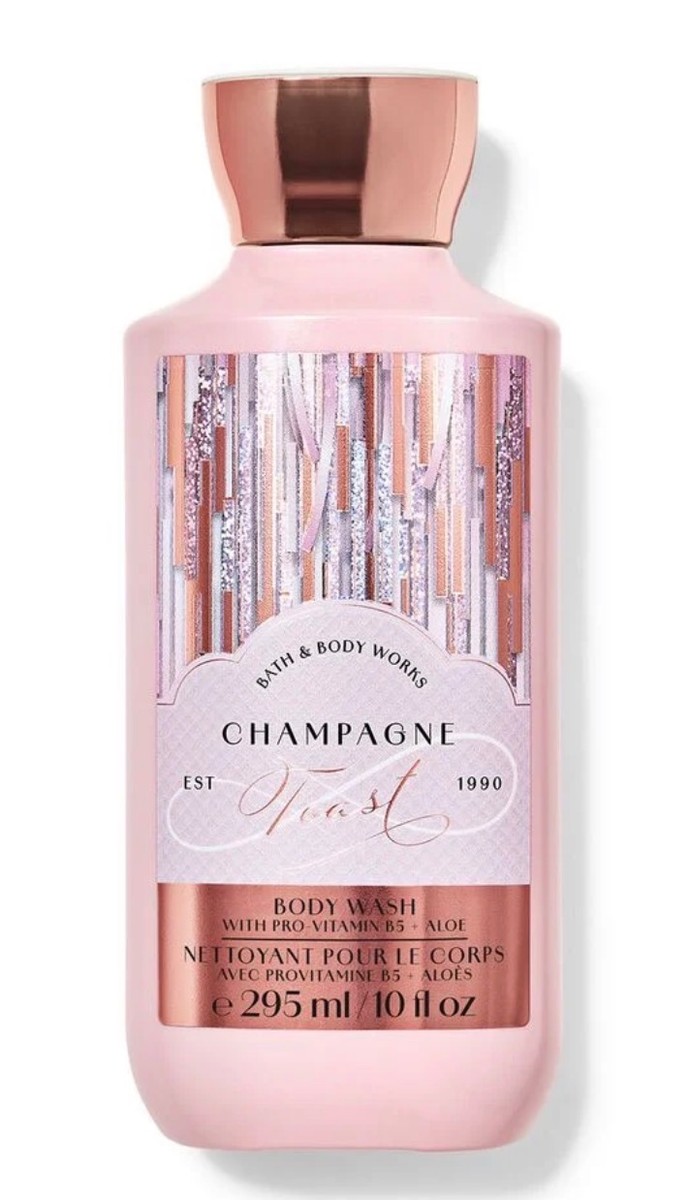Champagne toast body wash