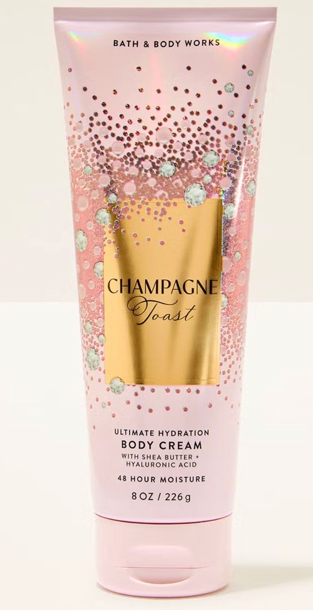 Champagne toast body lotion