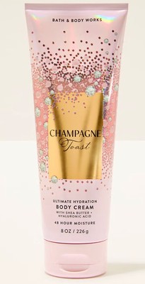 Champagne toast body lotion