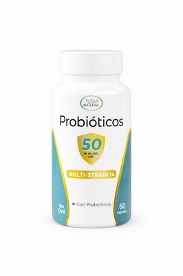 PROBIOTICOS 50 BILLONES X 60 CAP (CN PREBIOTICOS)