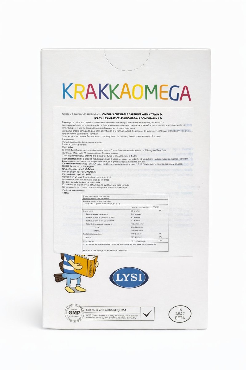 OMEGA KIDS X 60 CAPSULAS (LÝSI)