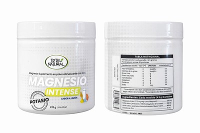 MAGNESIO INTENSE CON POTASIO (EFERV) 270 GRS TOTAL NATURAL