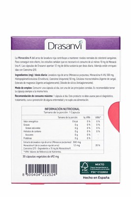 MEZCLA LEVADURA ROJA DEL ARROZ + COENZIMA Q10