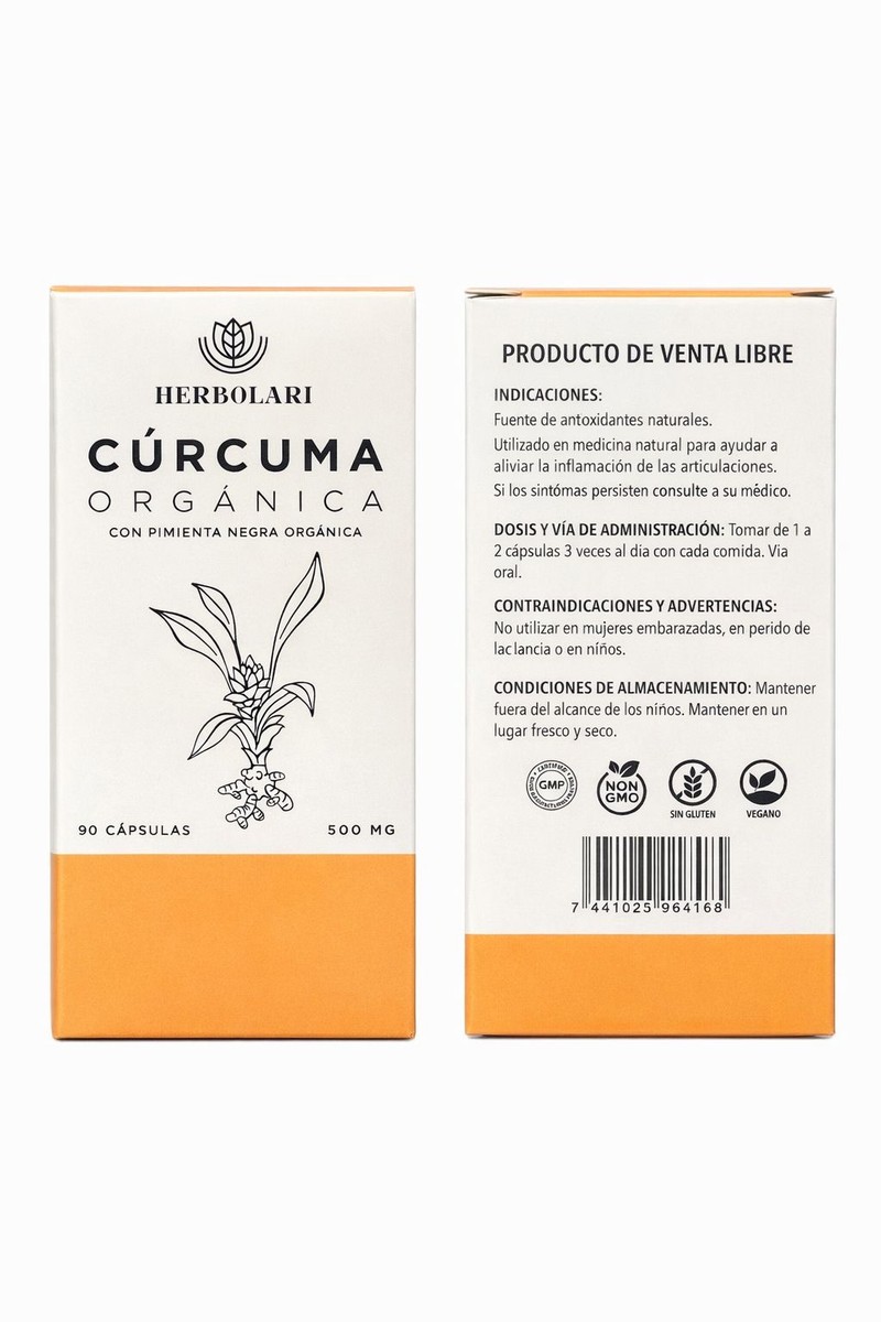 HERBOLARI CÚRCUMA ORGÁNICA CON PIMIENTA NEGRA