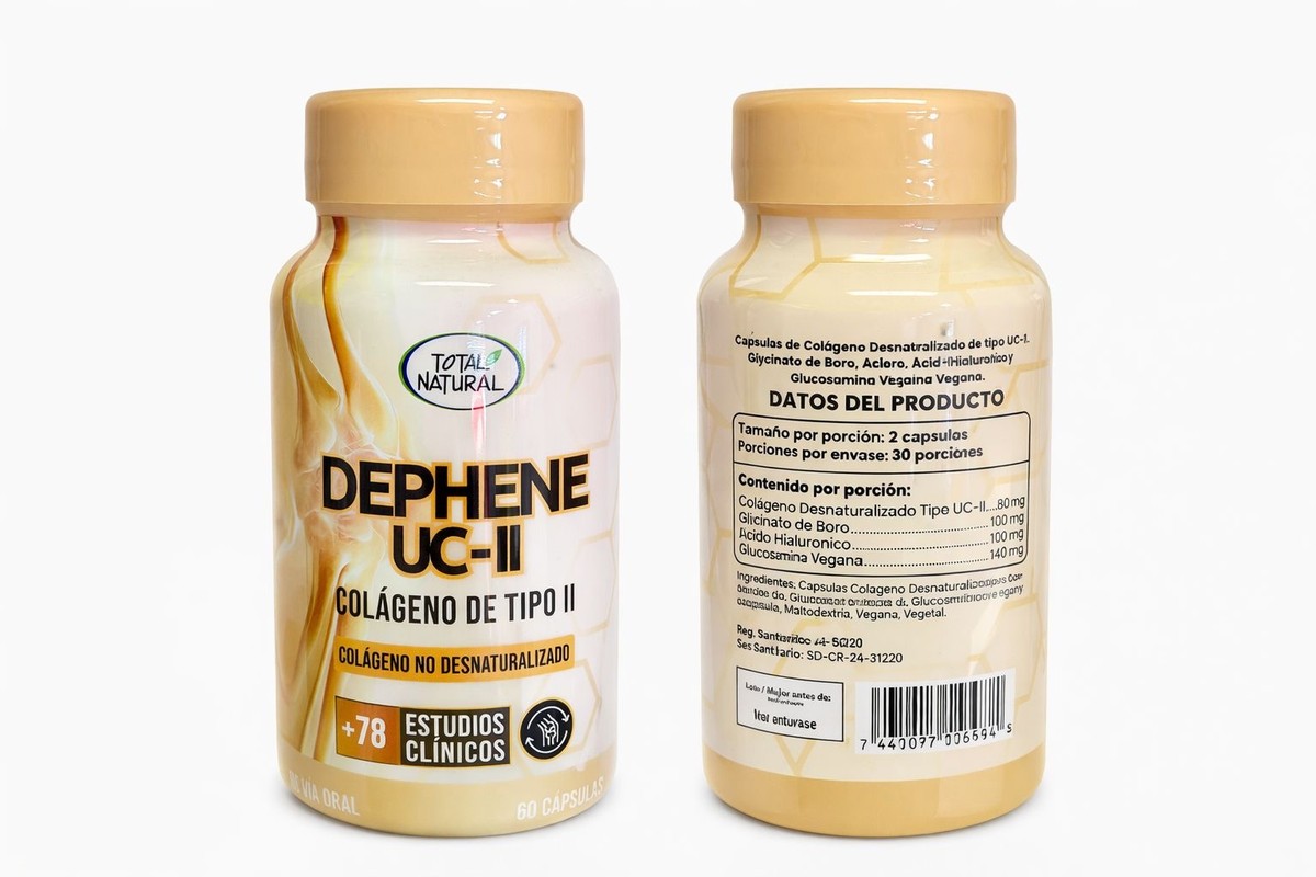 DEPHENE UC-II COLAGENO DE TIPO II TOTAL NATURAL CAPS