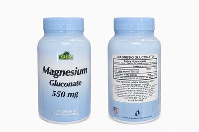 MAGNESIO GLUCONATE 550MG ALFA