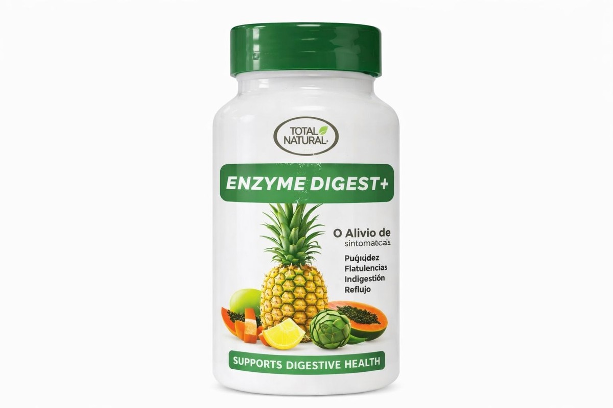 ENZYME DIGEST+ TOTAL NATURAL (ENZIMAS DIGESTIVAS)
