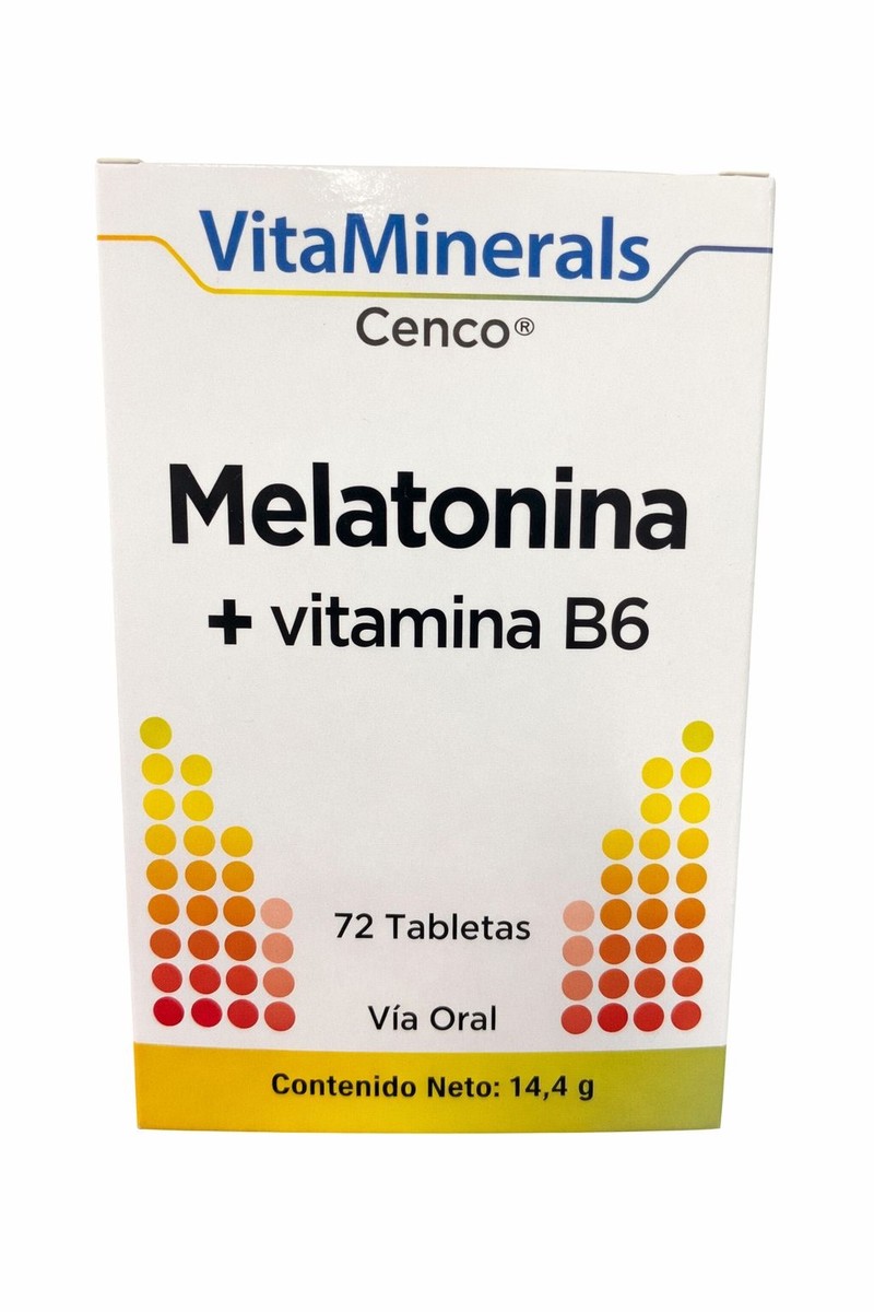 MELATONINA +B6 /VITAMINERALES X72TABLETAS CENCO
