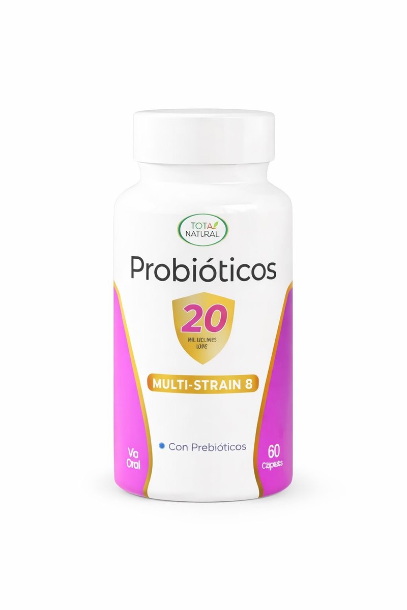 PROBIOTICOS 20 BILLONES X60 CAP /TOTAL NATURAL