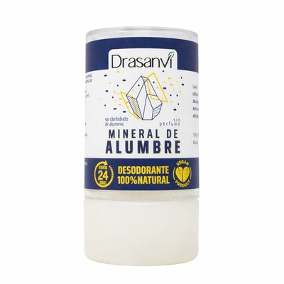 DESODORANTE ALUMBRE MINERAL CRISTAL 120G DRASANVI