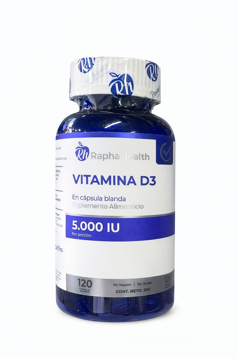 RH VITAMINA D3 5000IU X 120 SOFTGELS