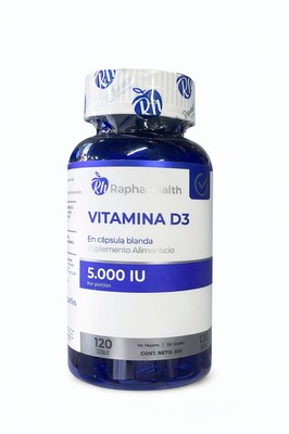 RH VITAMINA D3 5000IU X 120 SOFTGELS