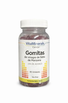 GOMITAS DE VINAGRE DE SIDRA DE MANZANA X 90 CAPS CENCO