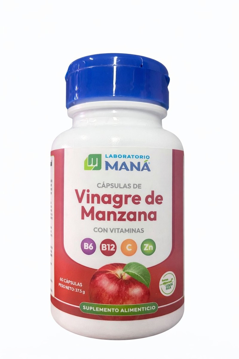 VINAGRE DE MANZANA 37.5 GRS X 60 CAPS 3071 EL MANA