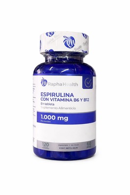 ESPIRULINA CON VITAMINA  B6-B12 X 120 TABS RH