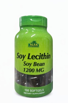 VITAMINAS SOY LECITHIN 1200 MG  X 100 SOFTGELS ALFA