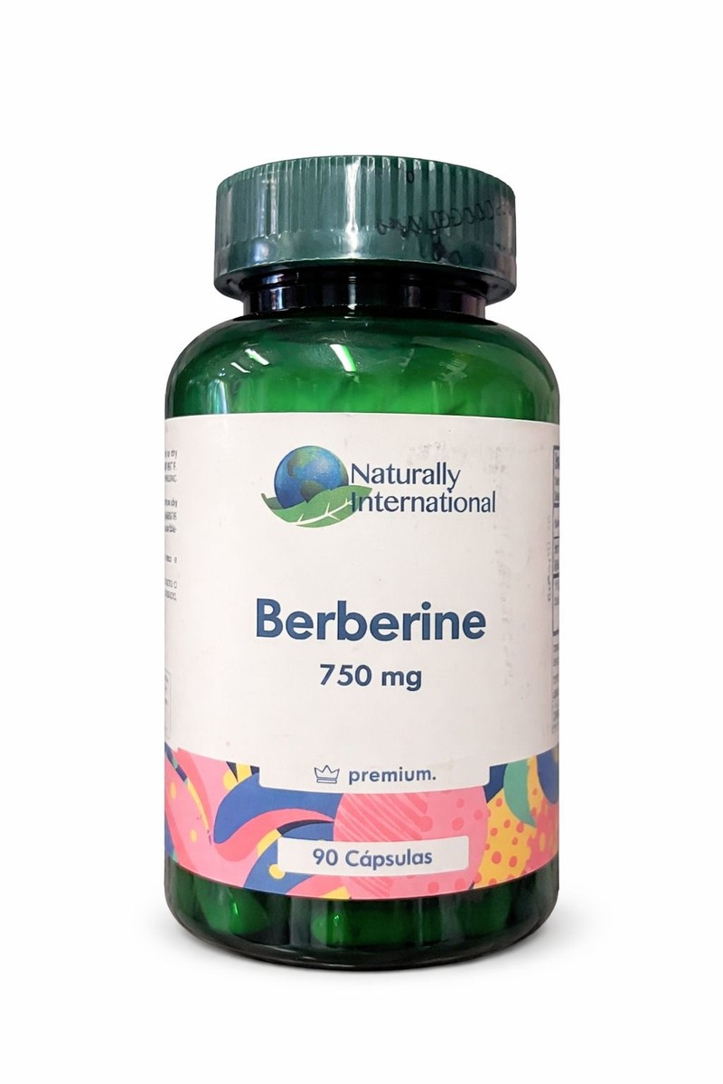 BERBERINE 750 MG X 90 CAPS NATURALLY INTERNATIONAL