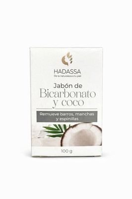 JABON DE BICARBONATO Y COCO 100G - HADASSA