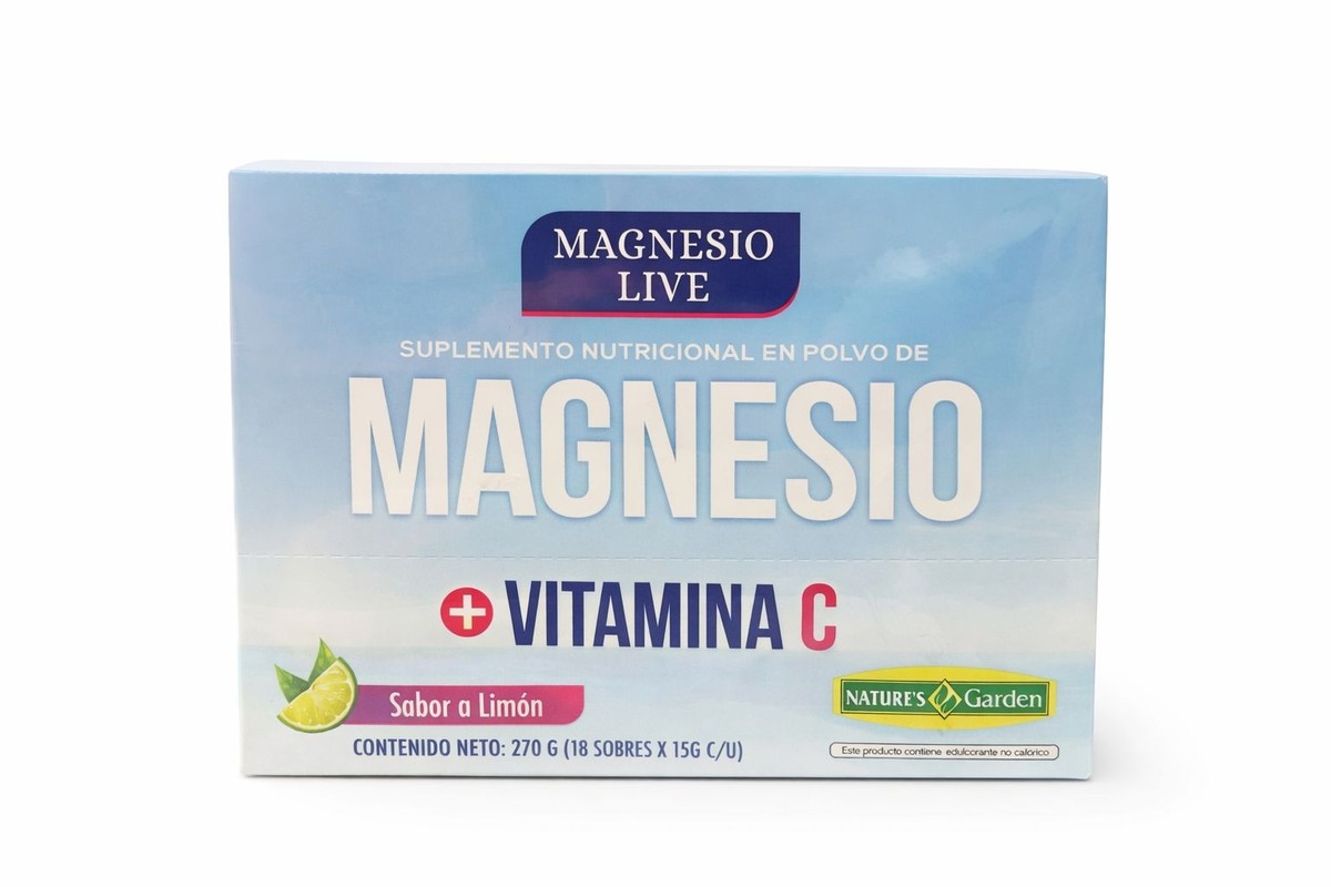 MAGNESIO LIVE/VITAMINA C SOBRES