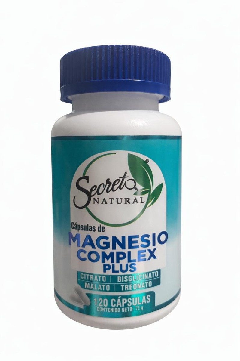 MAGNESIO COMPLEX PLUS 120 CAPSULAS SECRETO NATURAL