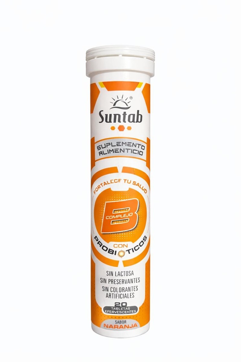 SUNTAB  EFERV COMPLEJO B (NARANJA) X 20