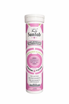 SUNTAB EFERV HIERRO/VIT C+E (FRESA-MELOC)