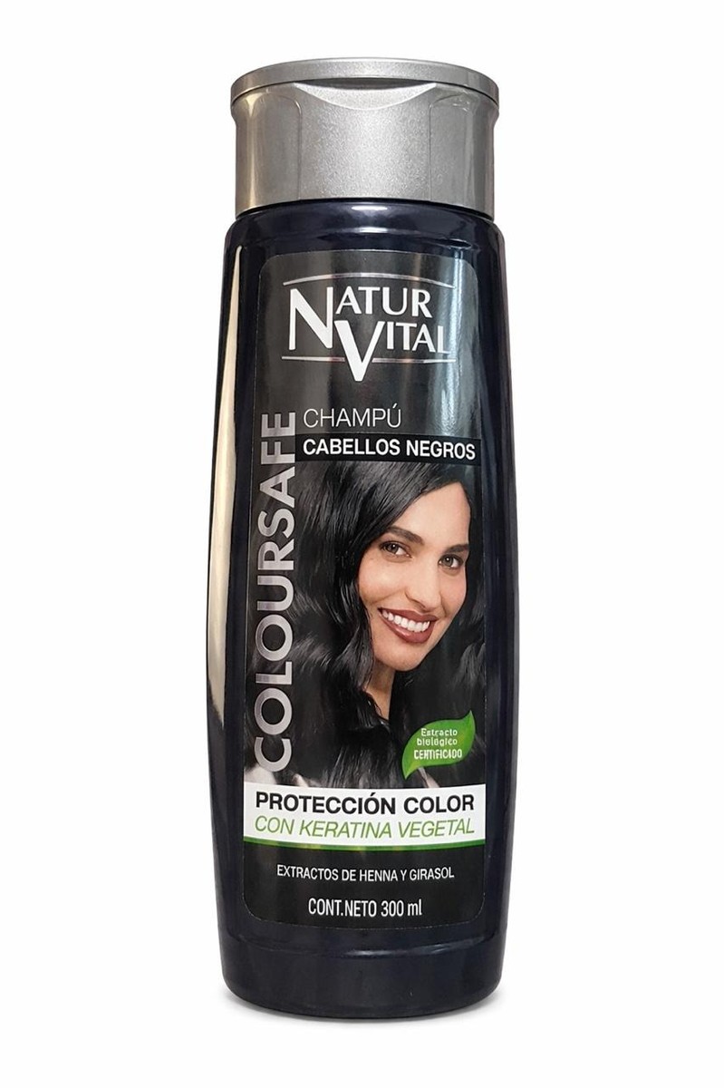 NV. CHAMPÚ COLOURSAFE NEGROS 300 ML C/U