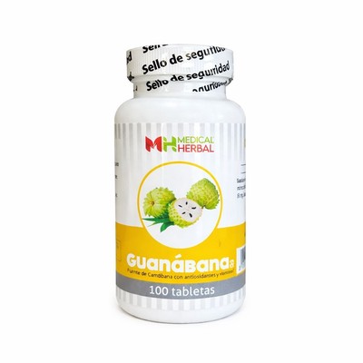 TABLETA GUANABANA M.H.100 UDS - MEDICAL HERBAL